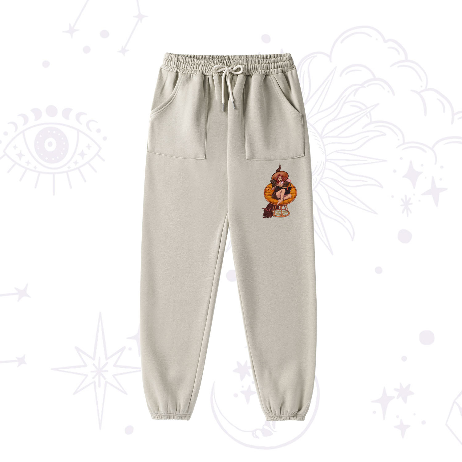 Purplehecate The Reader Tarot Card Fleece Hoodie Suit