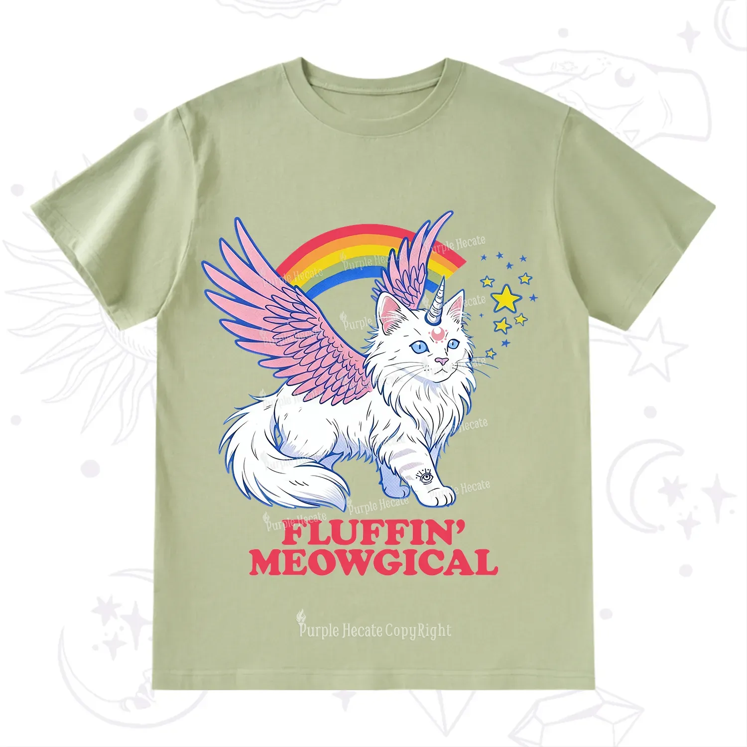 Purplehecate Fluffin Meowgical T-Shirt