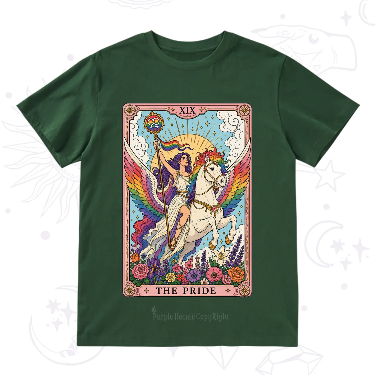 Purplehecate The Pride Tarot Card T-Shirt