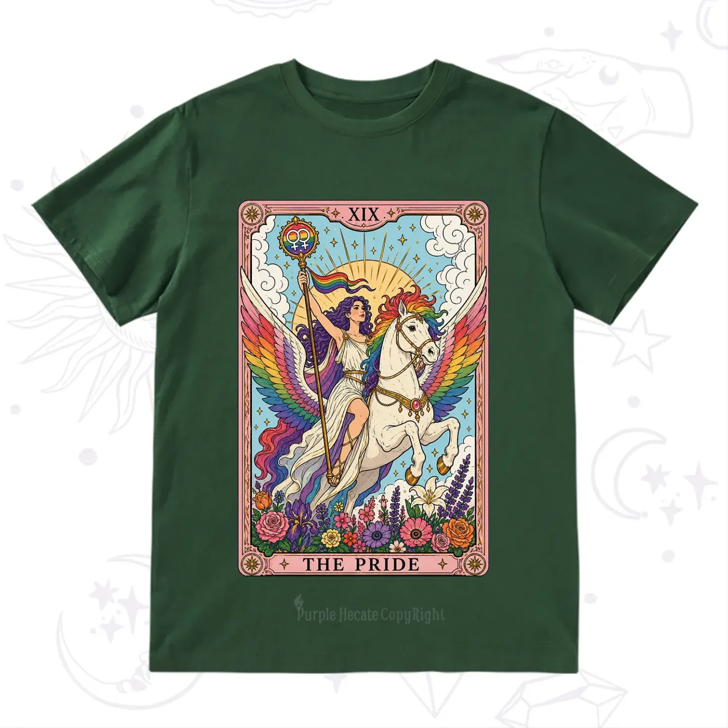 Purplehecate The Pride Tarot Card T-Shirt