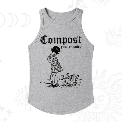 Purplehecate Compost Your Enemies Racerback Tank Top