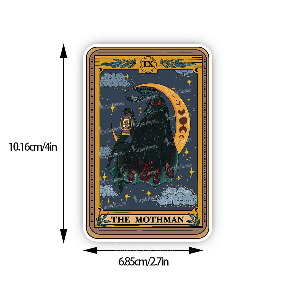 Purplehecate The Mothmen Tarot Sticker