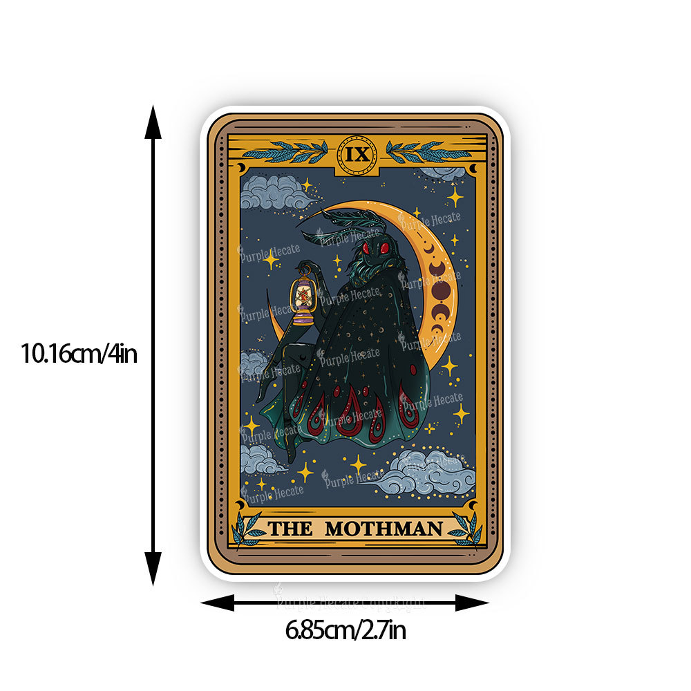 Purplehecate The Mothmen Tarot Sticker