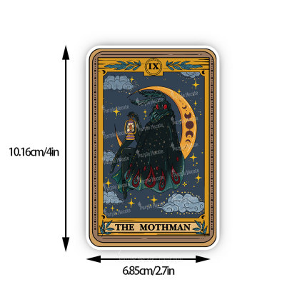 Purplehecate The Mothmen Tarot Sticker