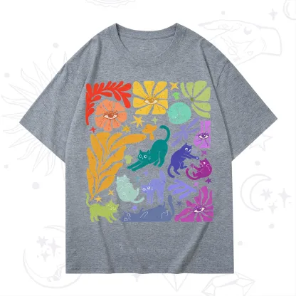 Purplehecate Rainbow Pride Cats T-Shirt