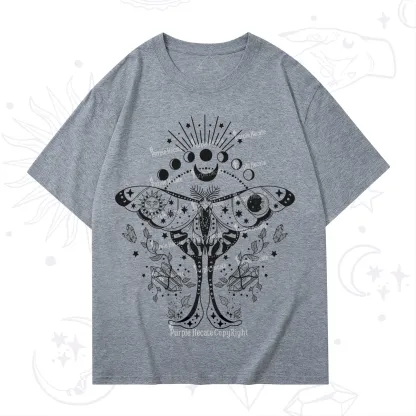 Purplehecate Moonlit Celestial Moth T-Shirt