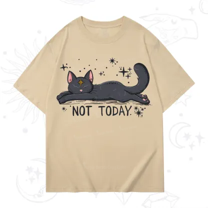 Purplehecate Not Today Cat T-Shirt
