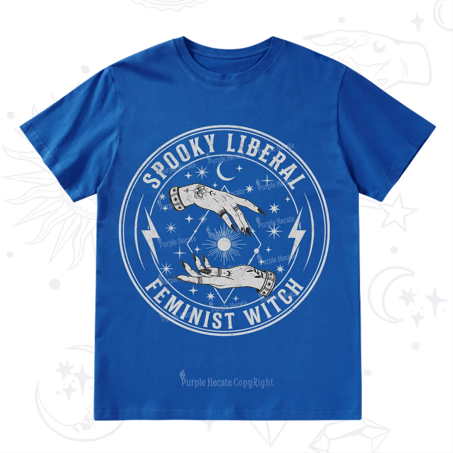 Purplehecate Spooky Liberal Feminist Witch T-Shirt