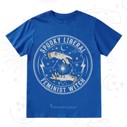 Purplehecate Spooky Liberal Feminist Witch T-Shirt