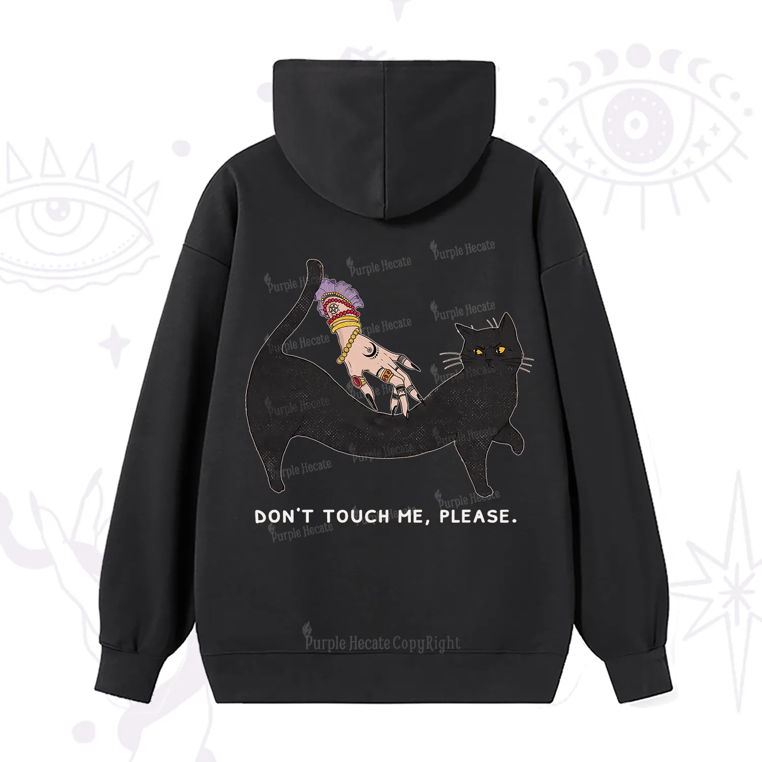 Purplehecate Don't Touch Me Hoodie