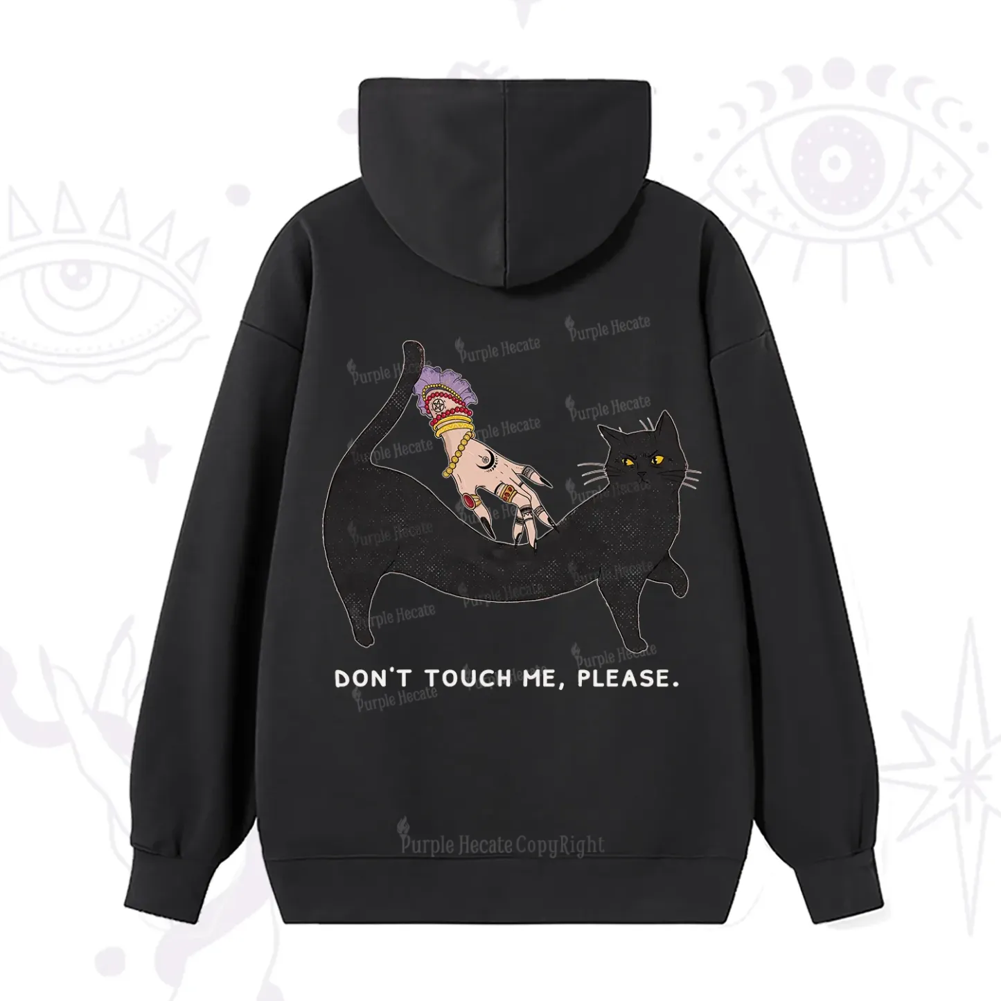Purplehecate Don't Touch Me Hoodie