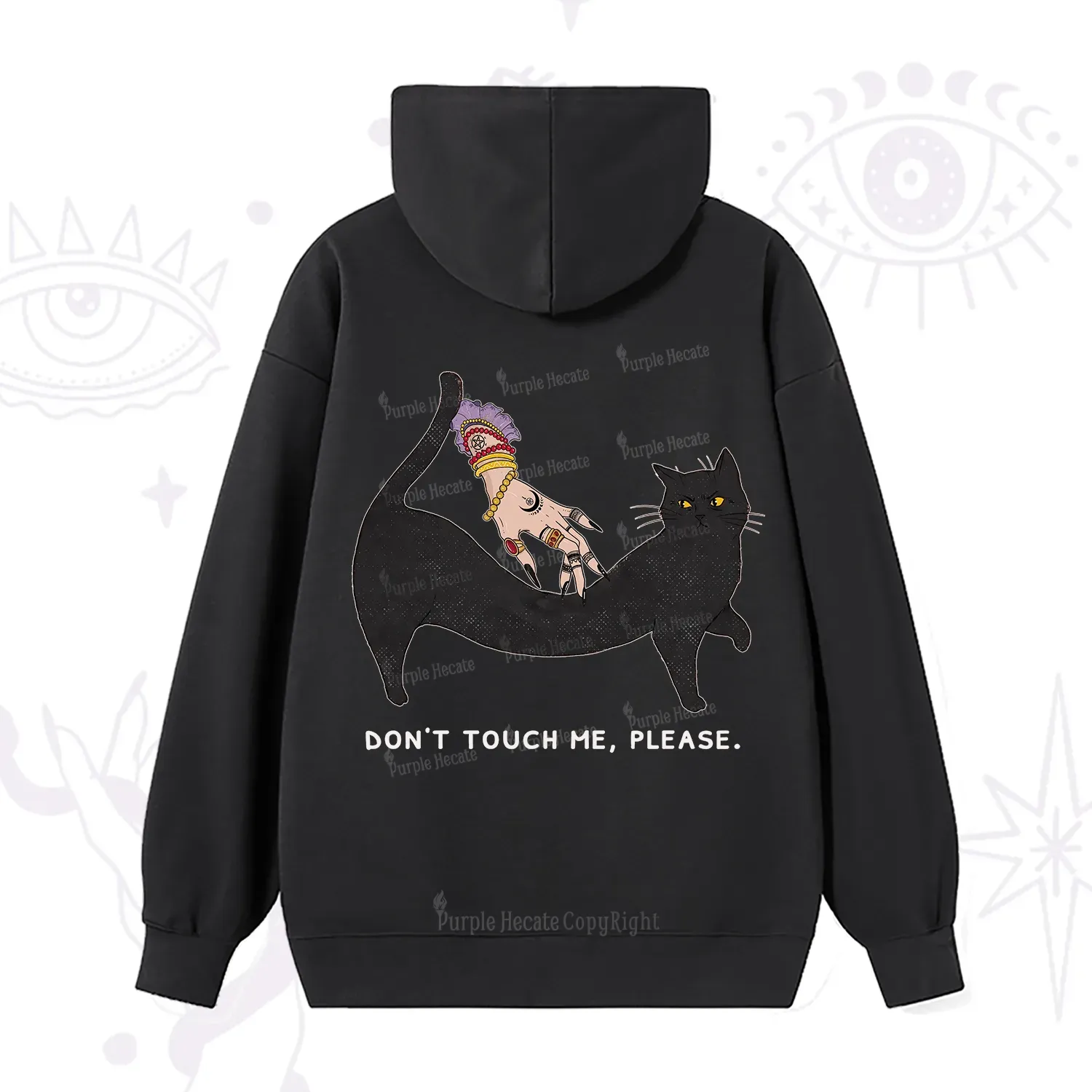 Purplehecate Don't Touch Me Hoodie