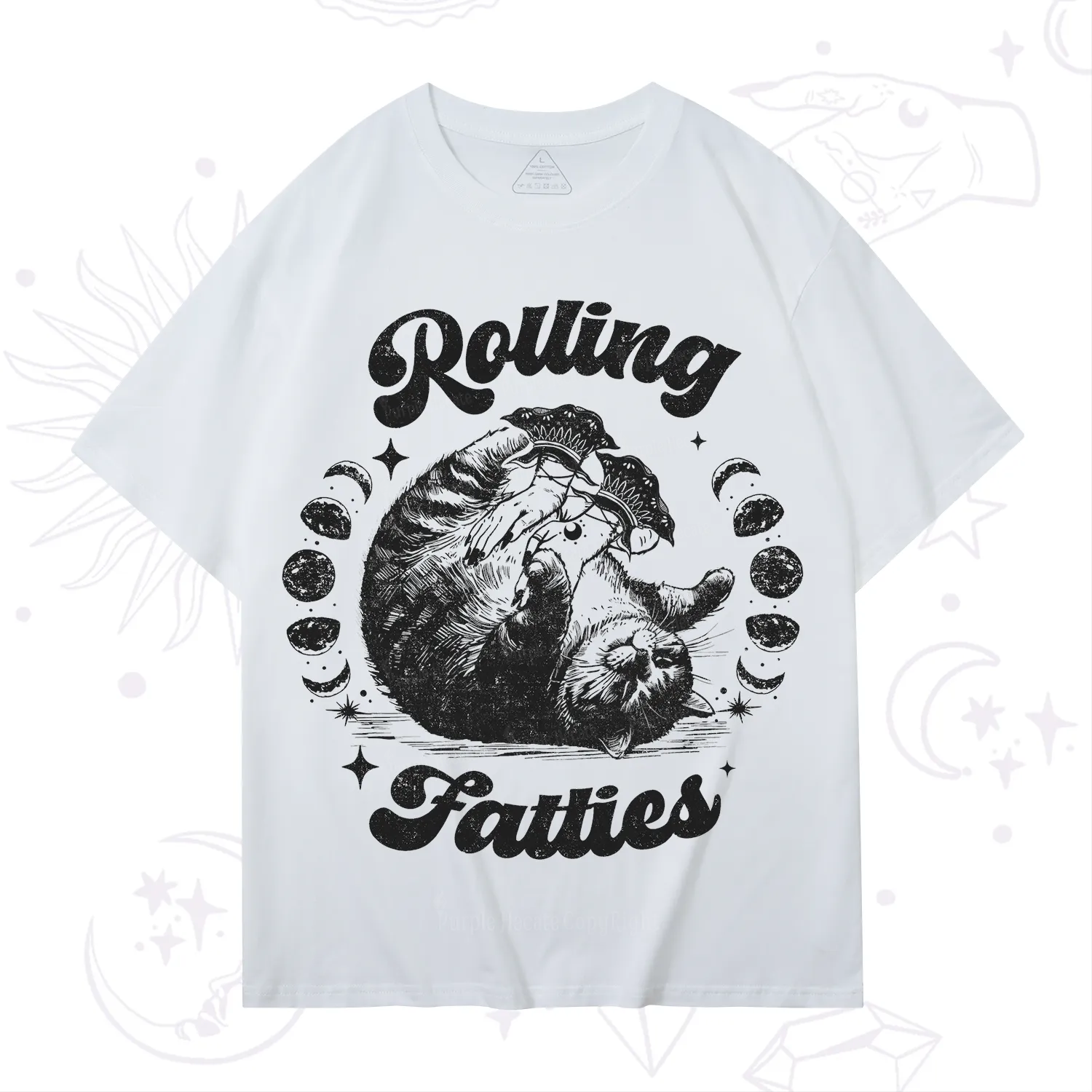 Purplehecate Funny Rolling Fatties T-Shirt