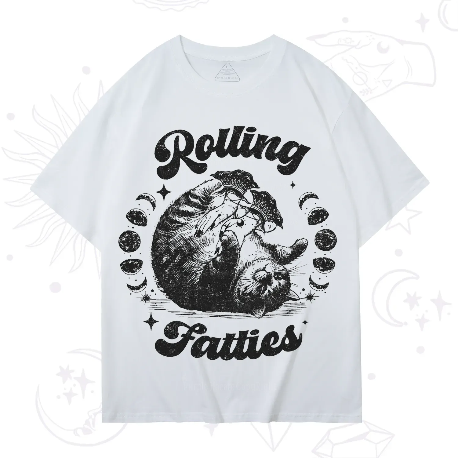 Purplehecate Funny Rolling Fatties T-Shirt