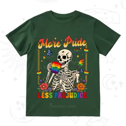 Purplehecate More Pride Less Prejudice Skeleton T-Shirt
