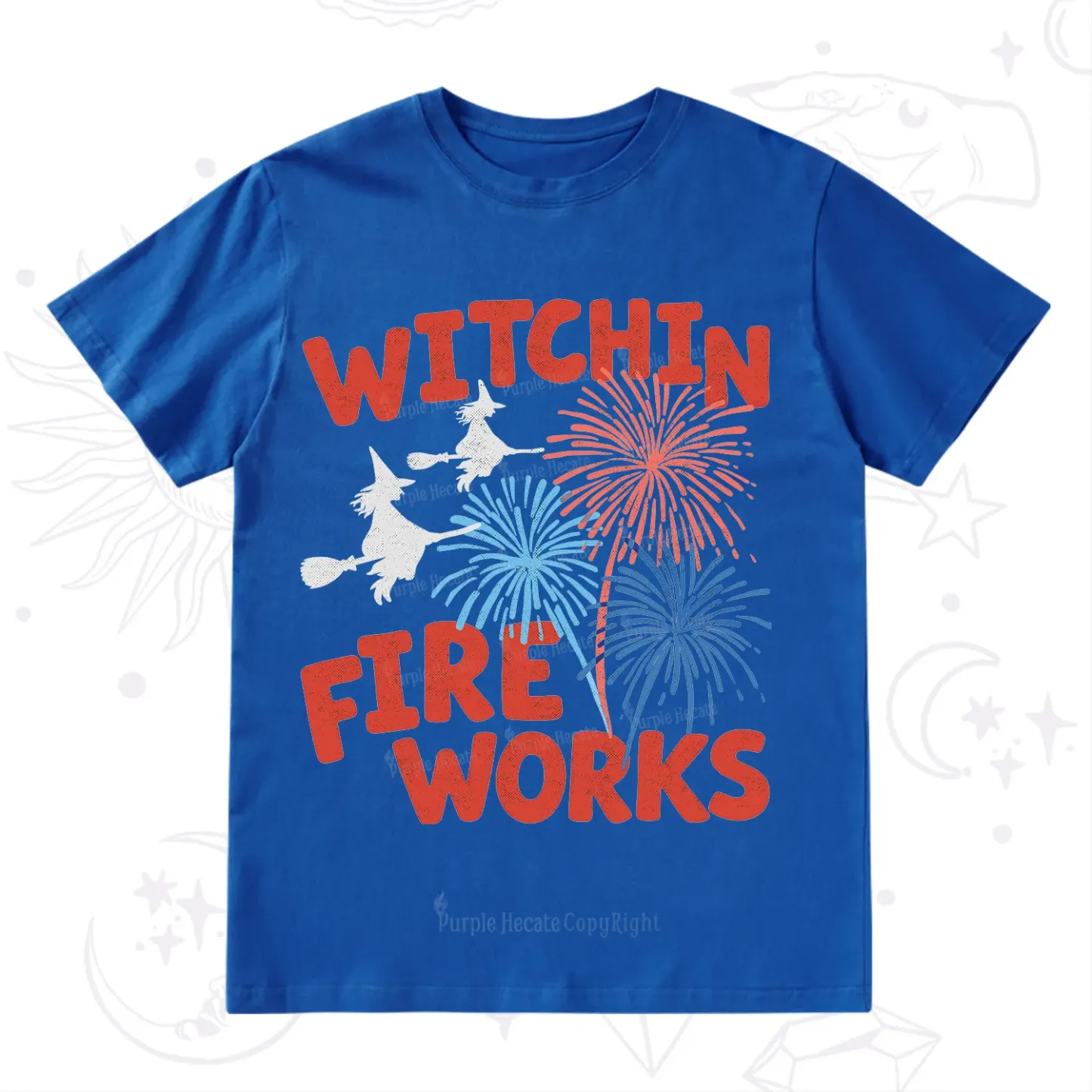Purplehecate Witchin' Fireworks 4th of July T-Shirt