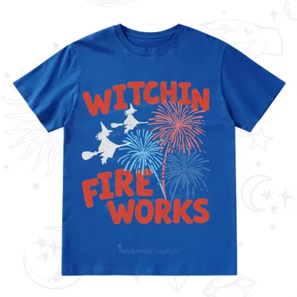 Purplehecate Witchin' Fireworks 4th of July T-Shirt