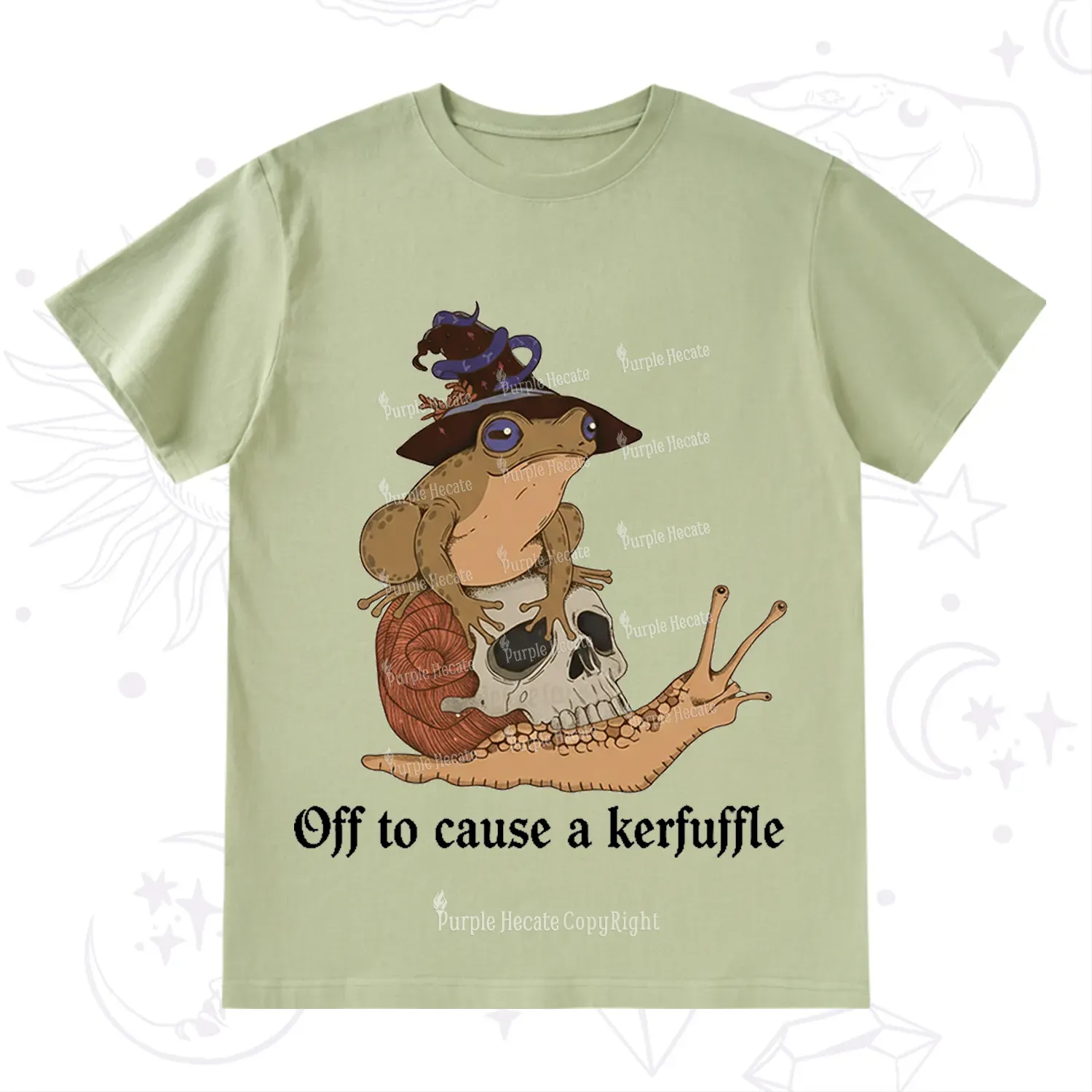 Purplehecate Off To Cause A Kerfuffle T-Shirt