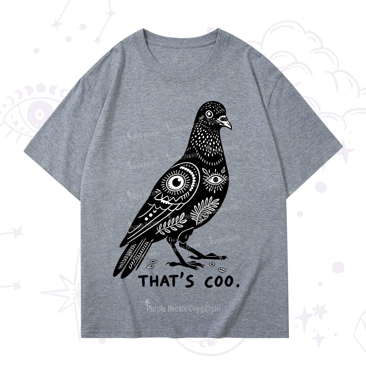 Purplehecate That's Coo Pigeon T-Shirt