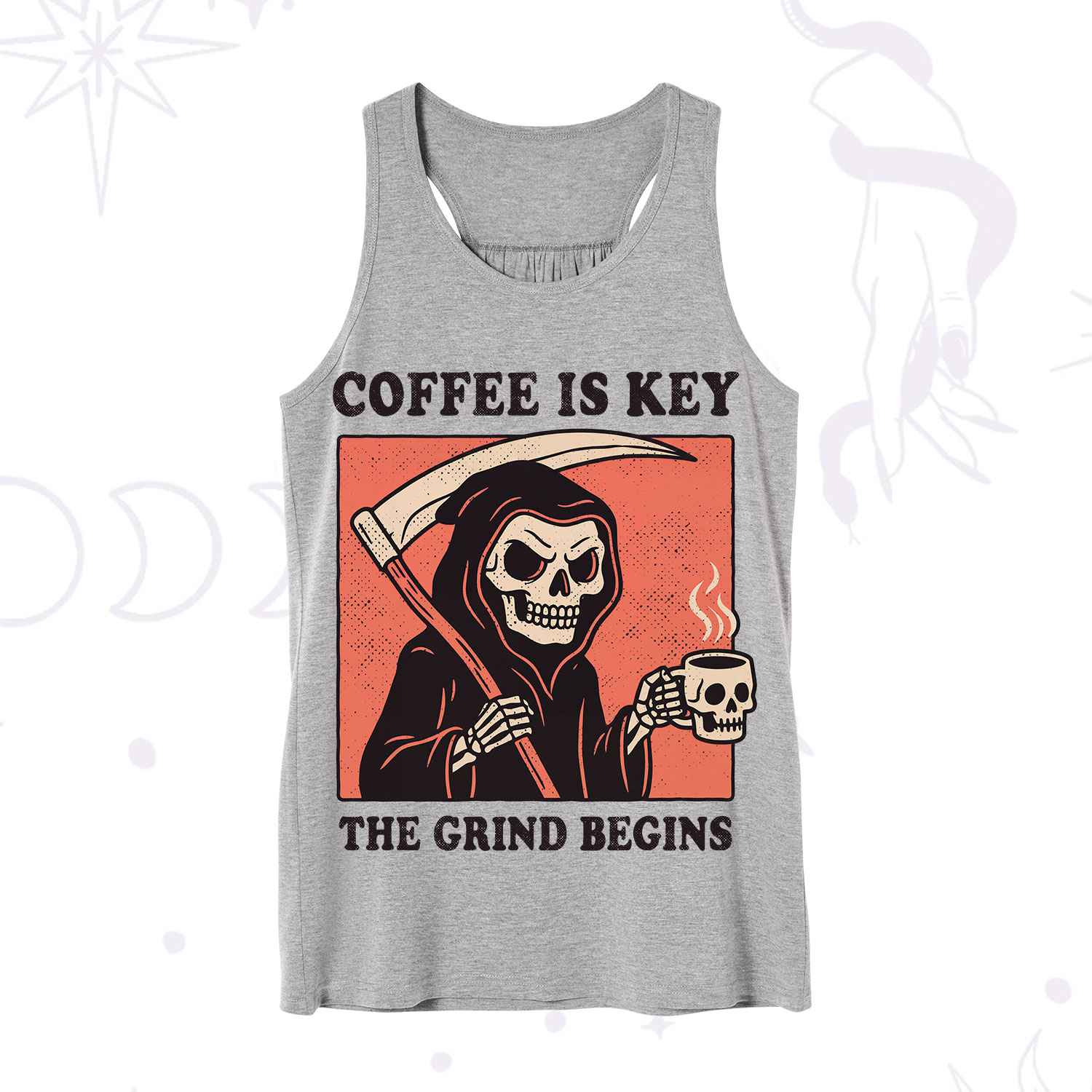 Purplehecate Coffee Is Key The Grind Begins Tank