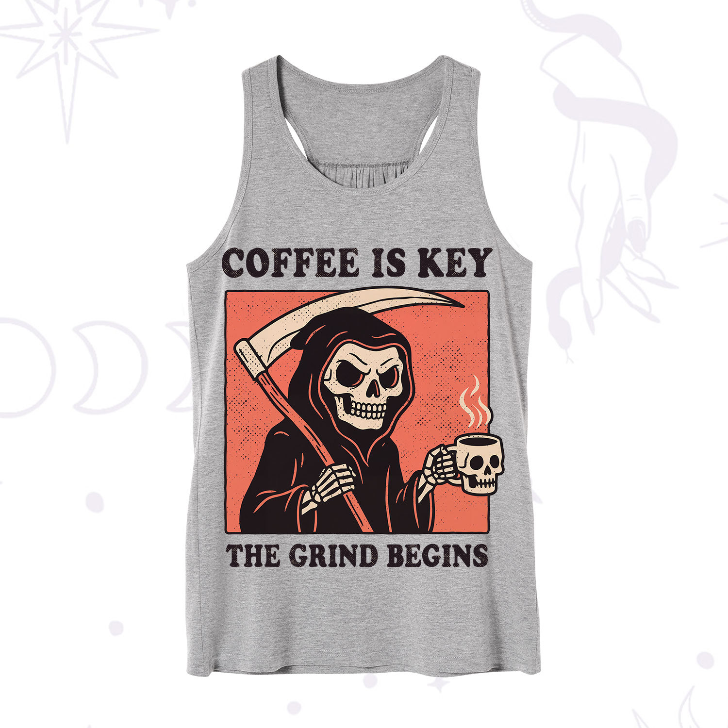 Purplehecate Coffee Is Key The Grind Begins Tank