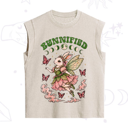Purplehecate Bunnified Fairy Bunny Vintage Washed Tank