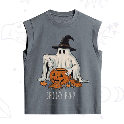 Purplehecate Spooky Prep Ghost Vintage Washed Tank