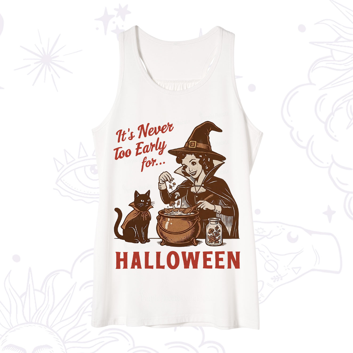 Purplehecate Never too Early for Halloween Tank