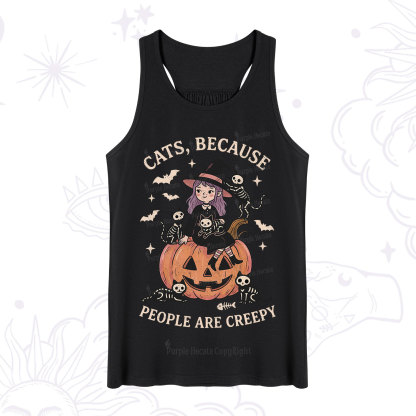 Purplehecate Cats Because People Are Creepy Tank