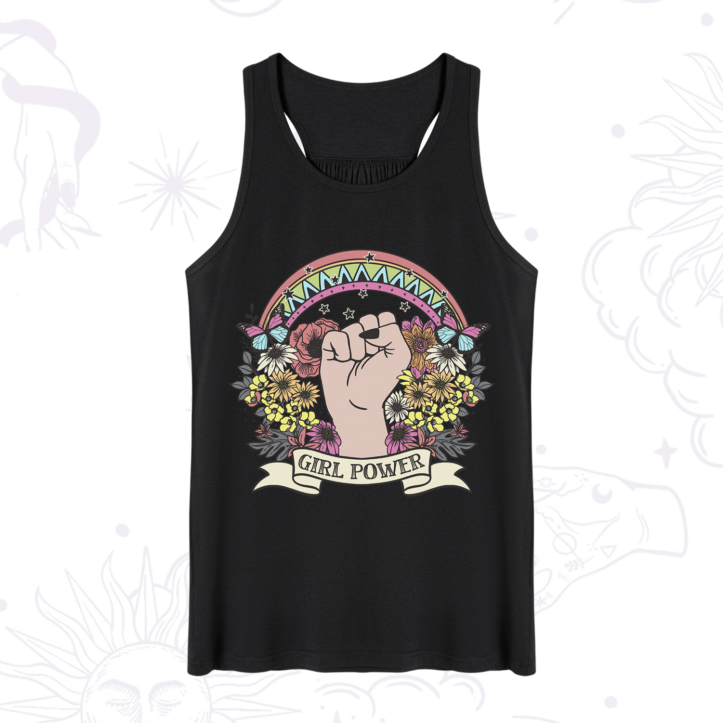 Magic Purplehecate Girl Power Tank