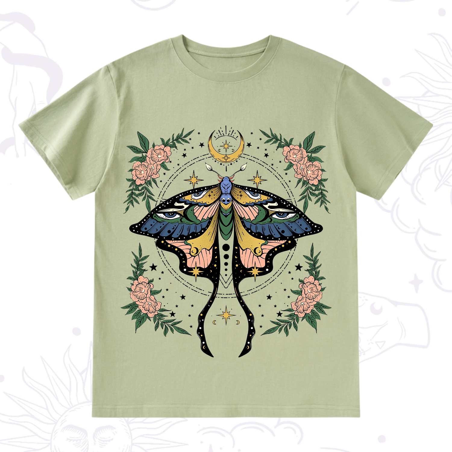 Purplehecate Mystical Moth T-Shirt