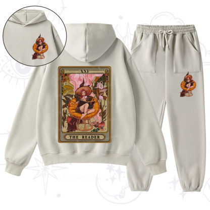 Purplehecate The Reader Tarot Card Fleece Hoodie Suit
