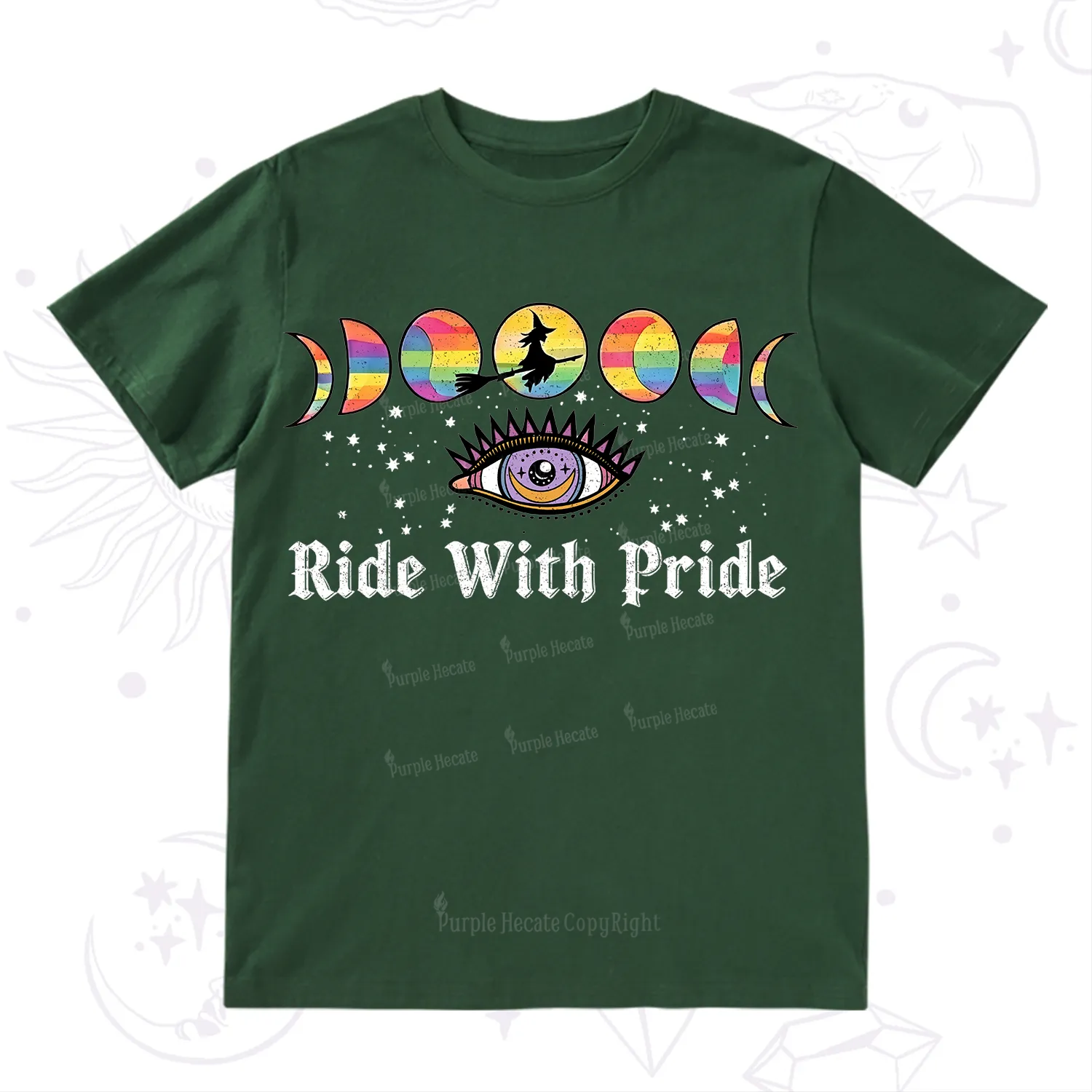Purplehecate Ride With Rride T-Shirt