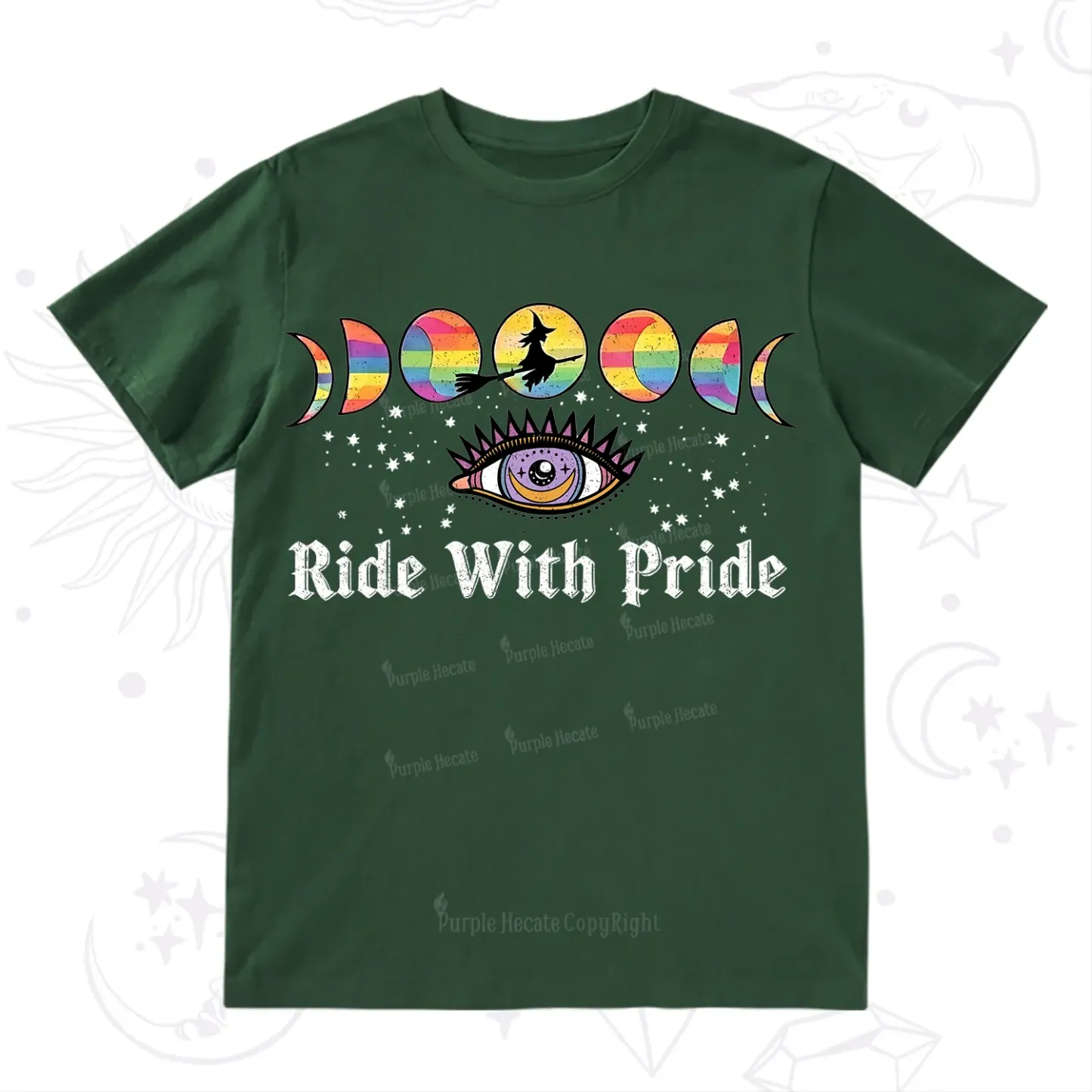 Purplehecate Ride With Rride T-Shirt