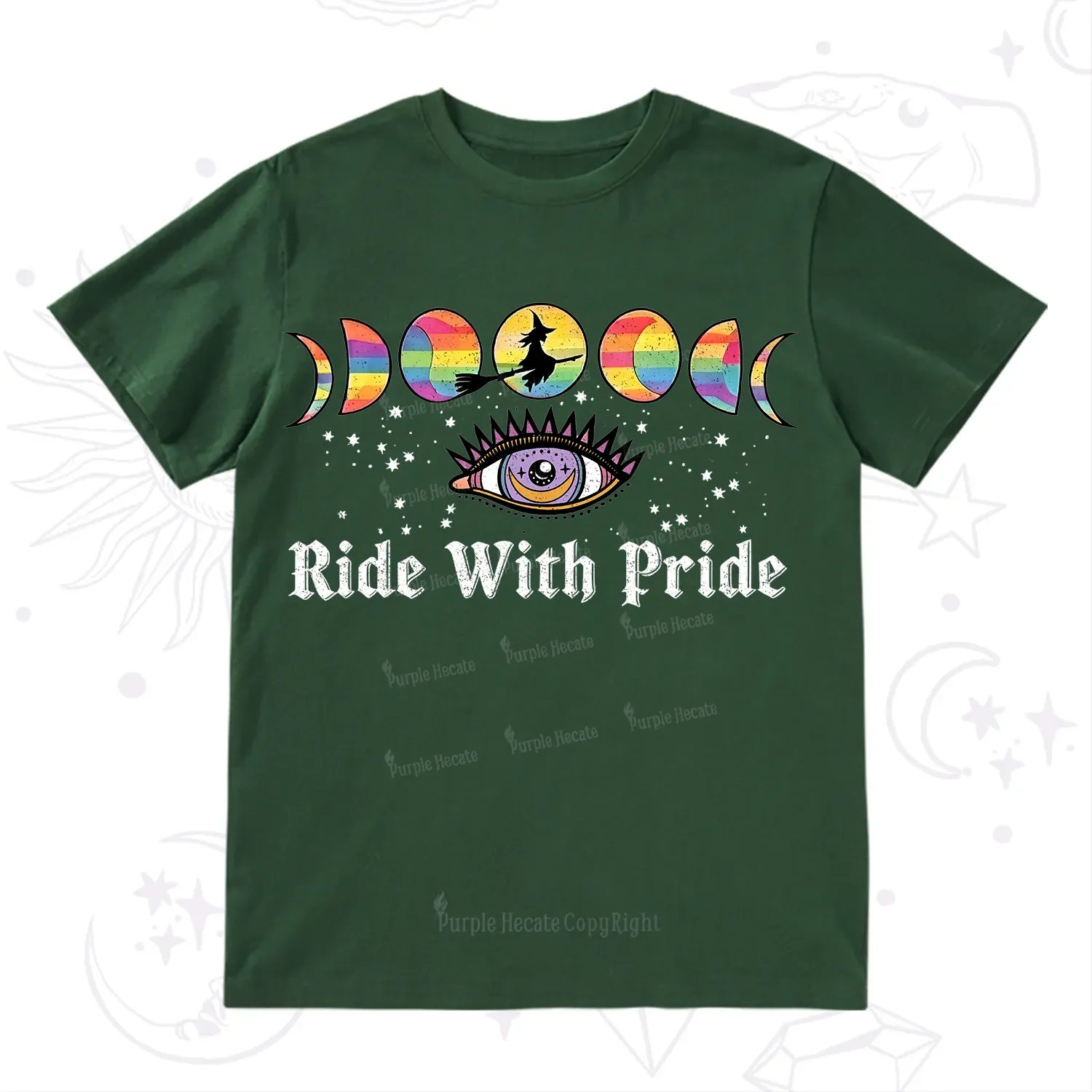 Purplehecate Ride With Rride T-Shirt