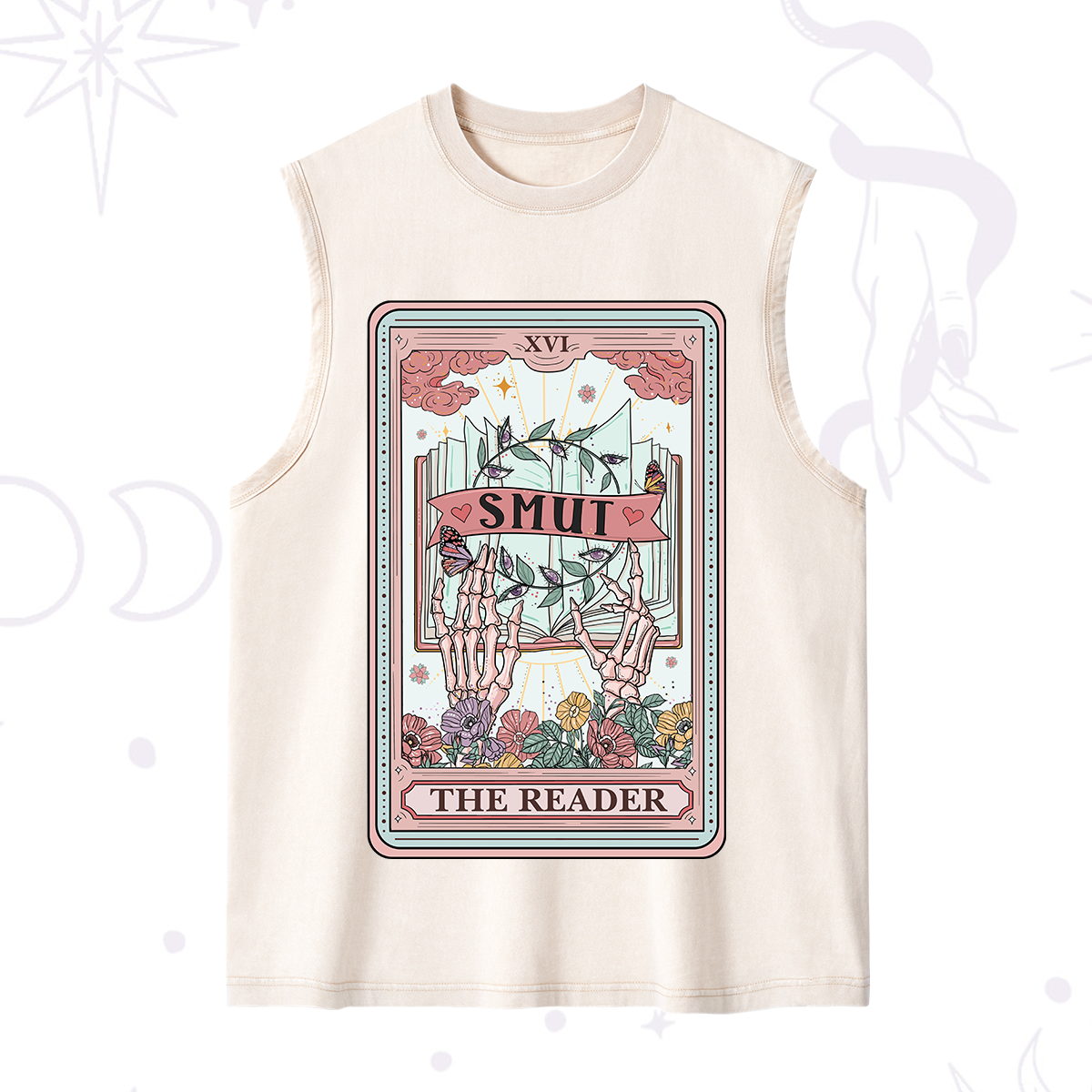 Purplehecate The Smut Reader Tarot Washed Tank
