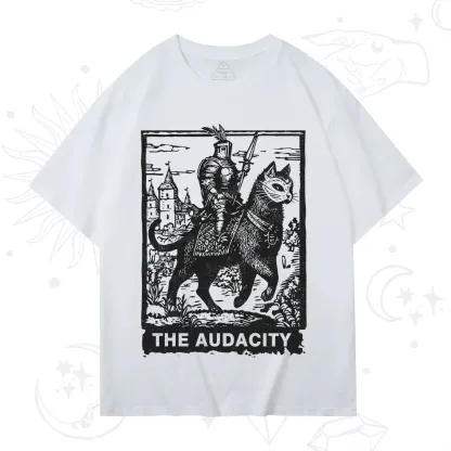Purplehecate The Audacity Knight Cat T-Shirt