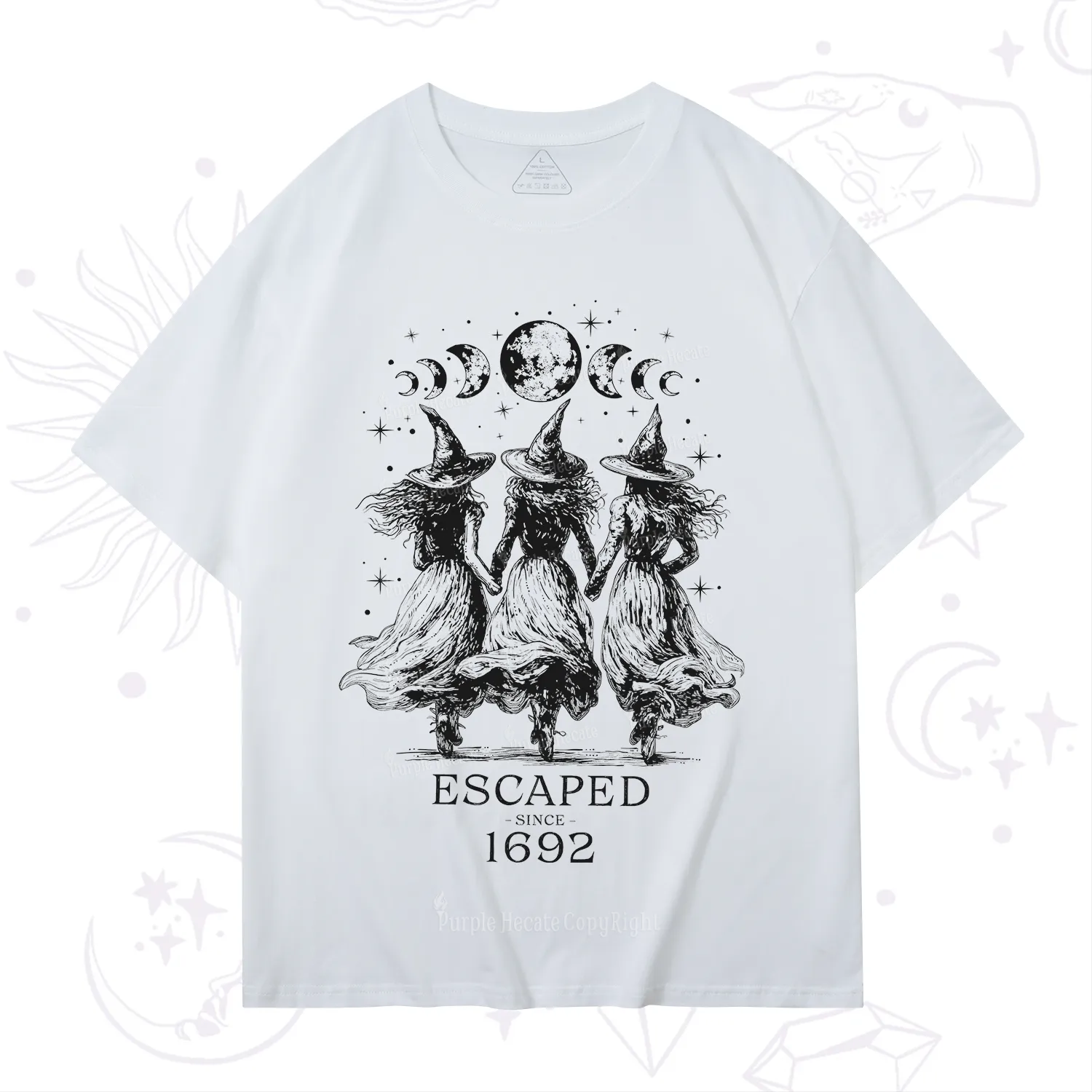 Purplehecate Escaped Since 1692 T-Shirt