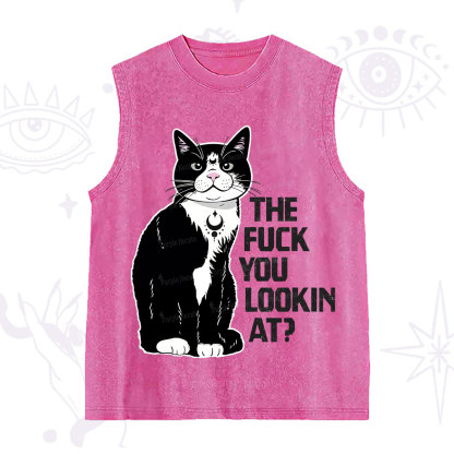 Purplehecate The Fuck You Lookin At Washed Tank