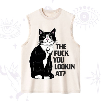 Purplehecate The Fuck You Lookin At Washed Tank