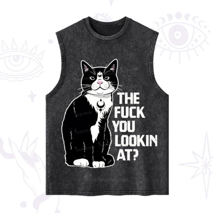 Purplehecate The Fuck You Lookin At Washed Tank