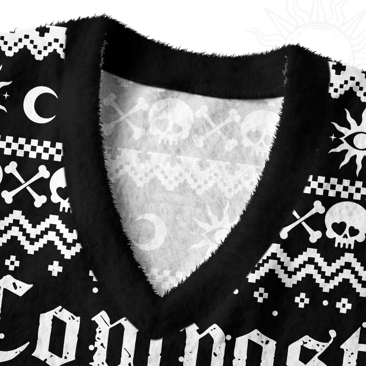 Purplehecate Compost Your Enemies Ugly Sweater Vest