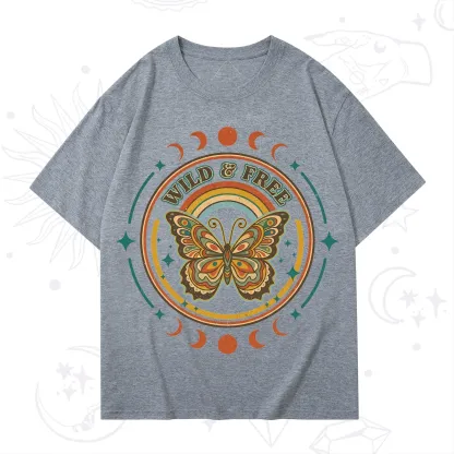 Purplehecate Wild?And?Free?Butterfly T-Shirt