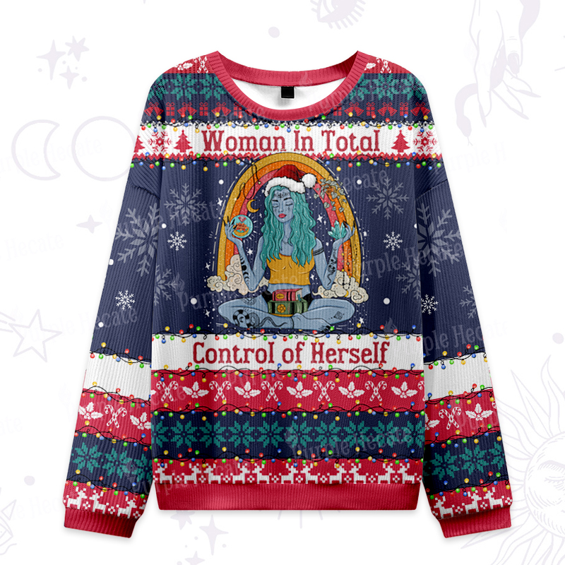 Purplehecate I'm The Queen Of All My Dreams Ugly Christmas Sweatshirts