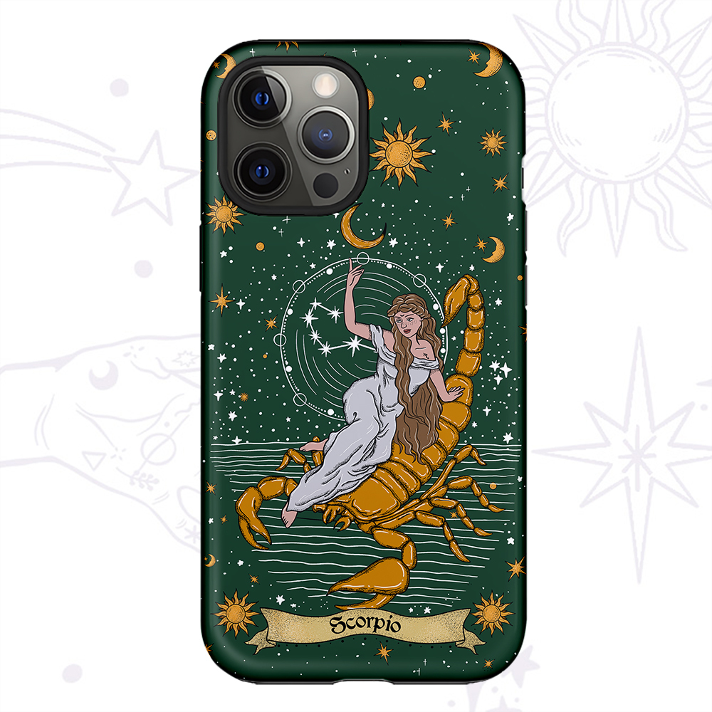 Purplehecate Scorpio Zodiac Phone Case