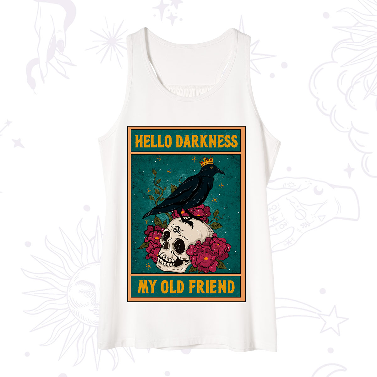 Purplehecate The Hello Darkness My Old Friend Oracle Card Tank