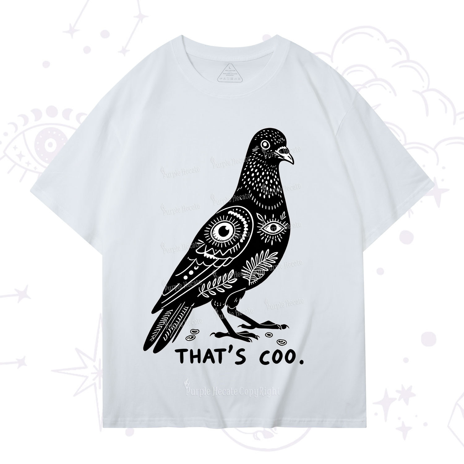 Purplehecate That's Coo Pigeon T-Shirt