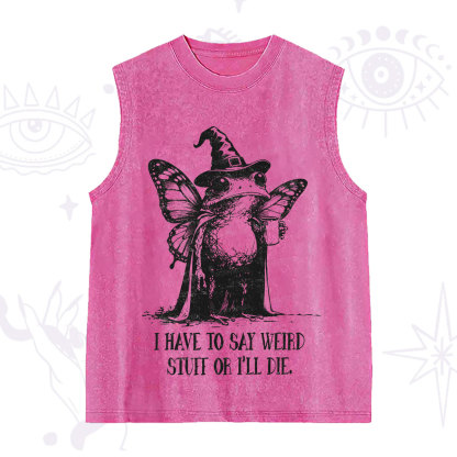 Purplehecate I Have to Say Weird Stuff Or I'll Die Washed Tank