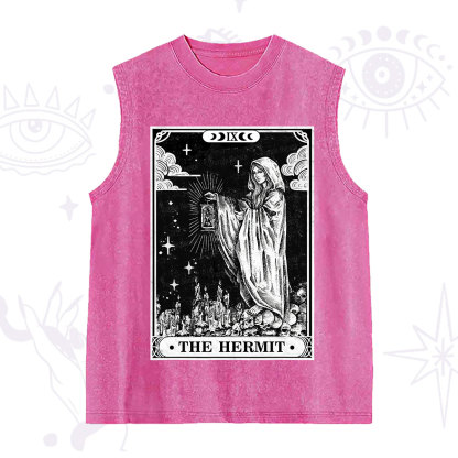 Purplehecate The Hermit Goddess Tarot Card Washed Tank