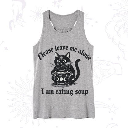 Purplehecate Magic Cat Eating Soup Tank